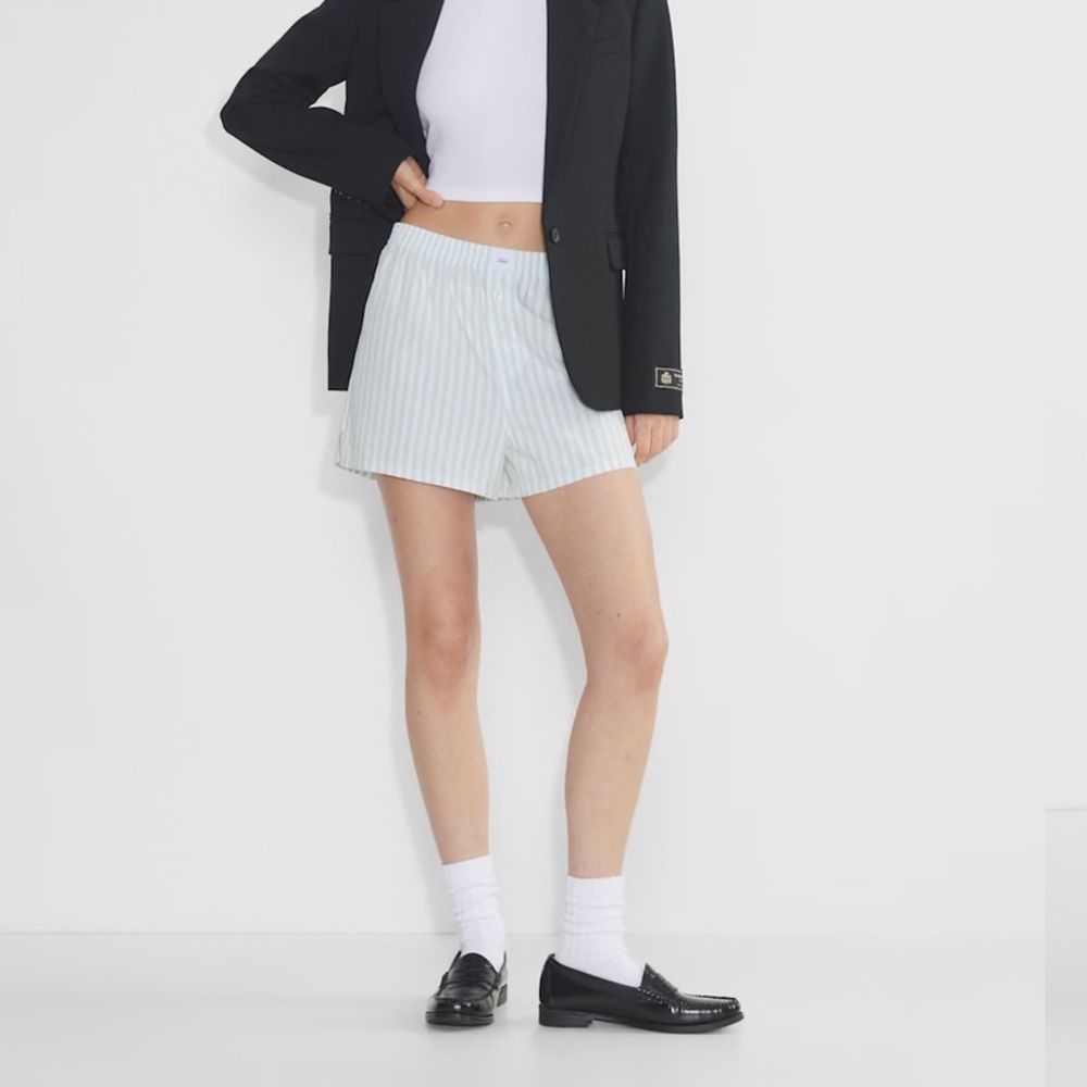 TNA Aritzia Dally Poplin Boxer short